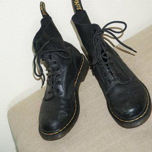 Classic Black Soft Leather Pascal Doc Martens